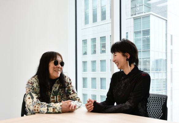 浜野佐知監督と菜葉菜さん