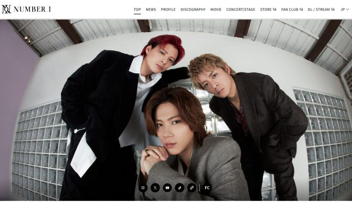 画像：Number_i オフィシャルサイトより