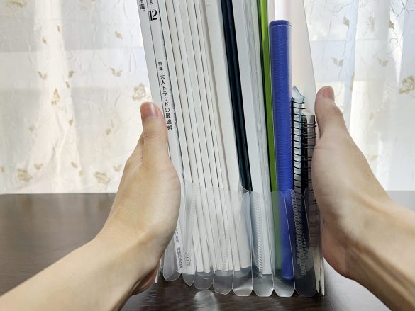 余った部分はコンパクトに縮められる