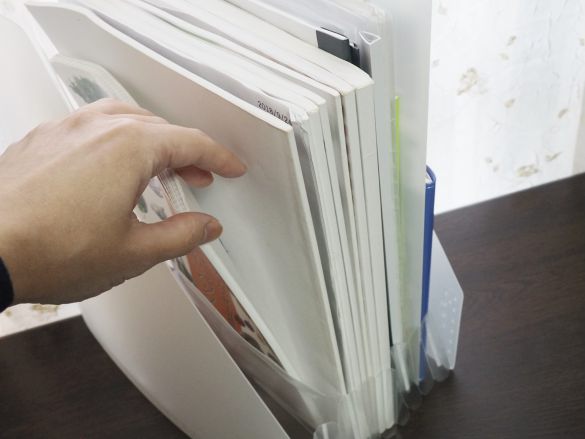 書類ごとにポケットを分ける