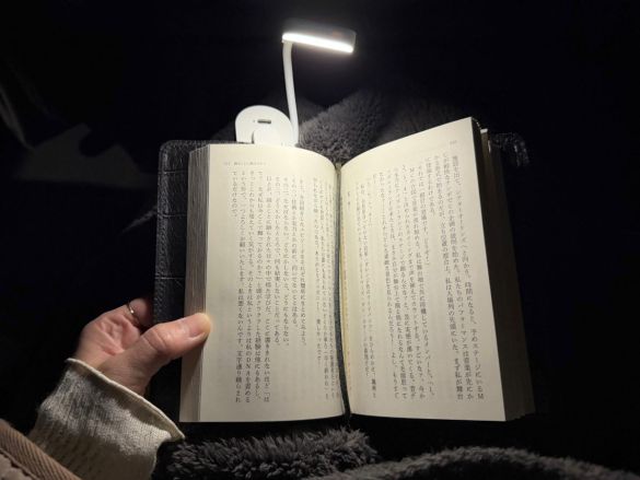 3COINS「コンパクトLEDブックライト」