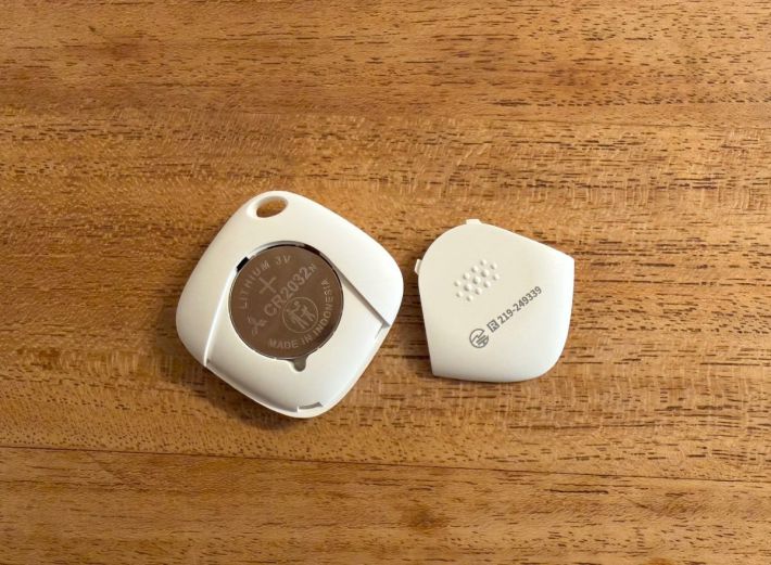 紛失防止タグの電池