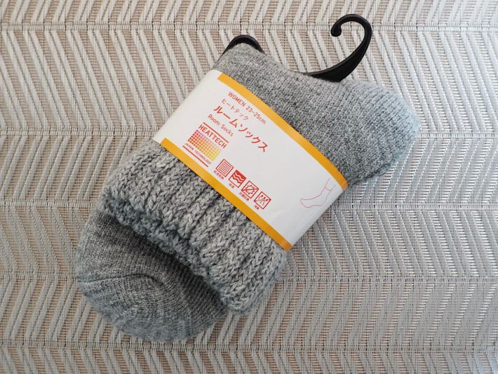 ユニクロ　ヒートテックソックス