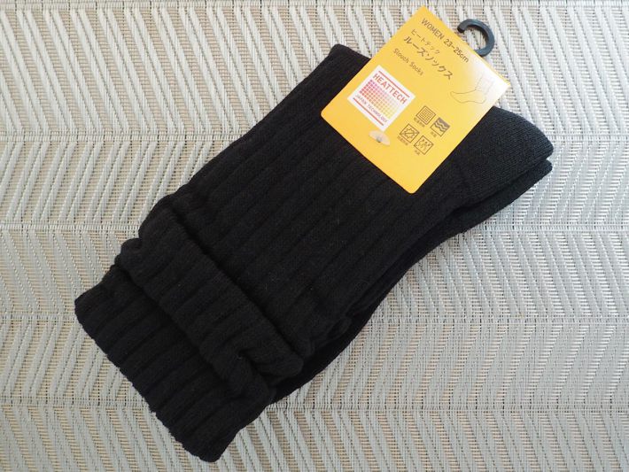 ユニクロ　ヒートテックソックス
