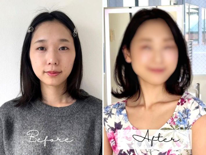 地味顔も、華やかアイメイクで激変