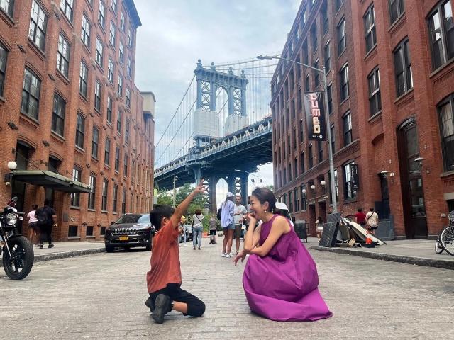 大木優紀さんとお子さん