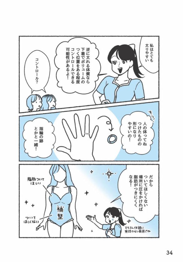 『悪いのはスタイルじゃなくて下着でした 一生モノの下着の教科書』（著者／ちーちょろす・漫画／oomisoka1231）