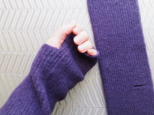 スフレヤーンニット アームウォーマー