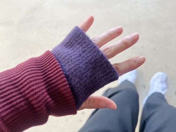 スフレヤーンニット アームウォーマー