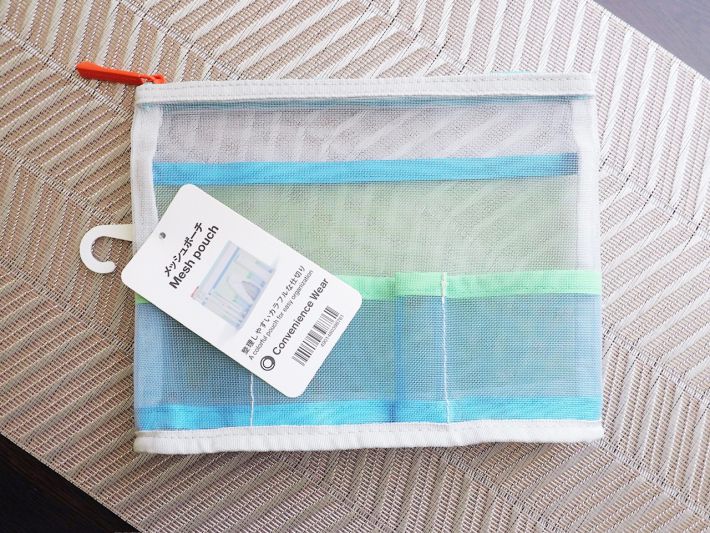 「メッシュポーチ」790円/税込