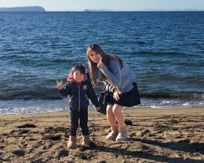 優里と結愛ちゃん（当時3歳）