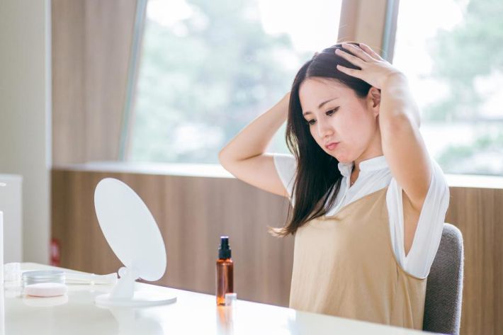 トップにボリュームがない