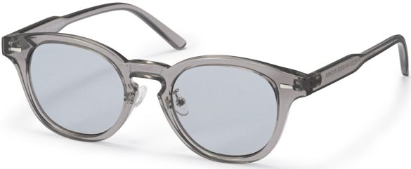 UV400ボストン型サングラス(ミディアムグレー)