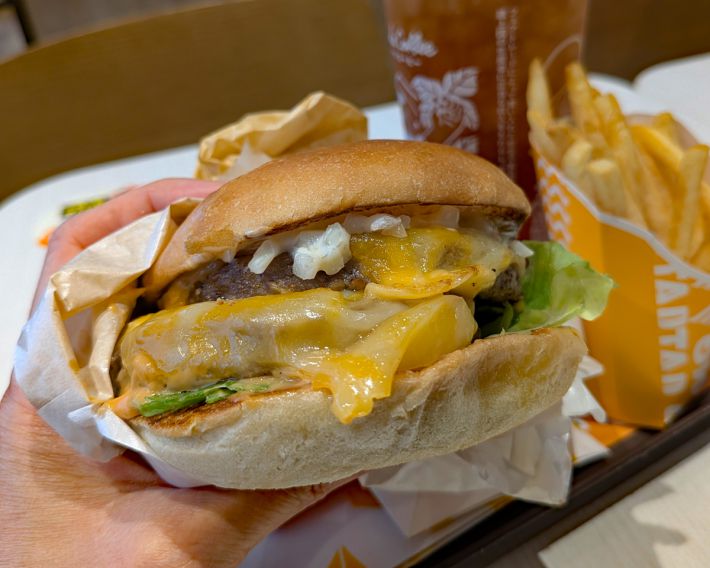 ダブル絶品チーズバーガー
