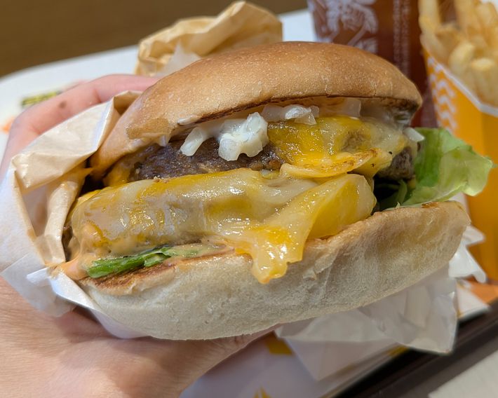 ダブル絶品チーズバーガー