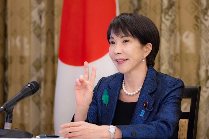 高市早苗首相（首相官邸HPより）