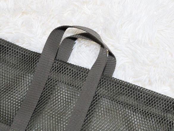 立体メッシュ持ち手付き巾着