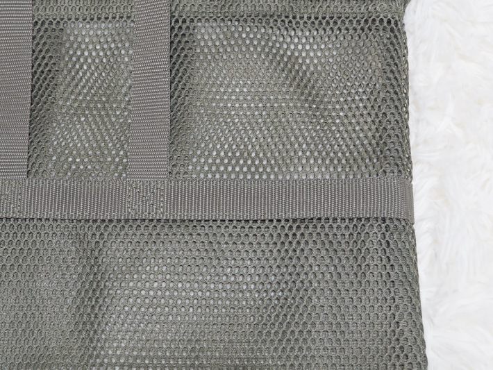 立体メッシュ持ち手付き巾着