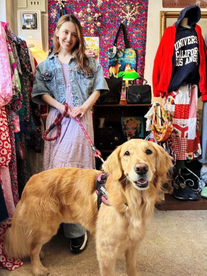 愛犬リリーとアンヌさん