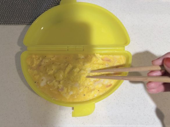 レンジで簡単!オムレツ