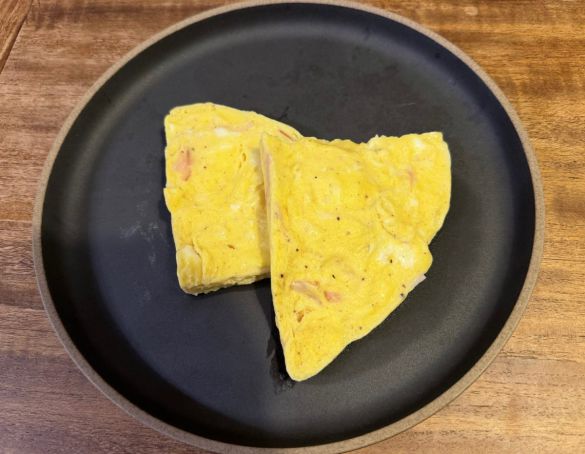 レンジで簡単!オムレツ