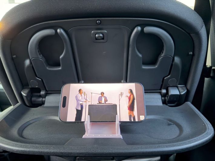 スマホスタンド付ミラー