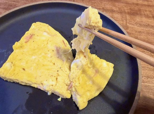 レンジで簡単!オムレツ