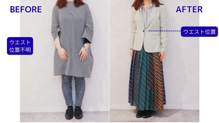 婚活　ボディライン　BeforeAfter