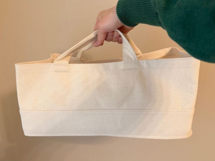 綿帆布 持ち手付ソフトボックス