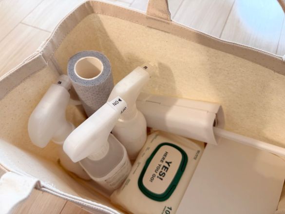 綿帆布 持ち手付ソフトボックス