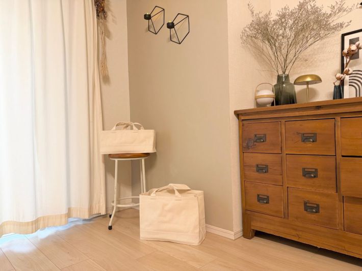 綿帆布 持ち手付ソフトボックス