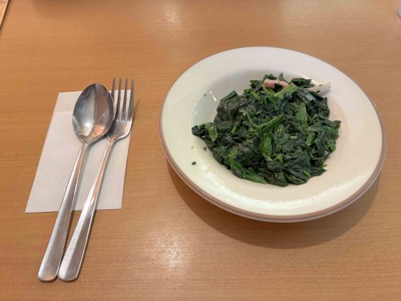 サイゼのほうれん草のソテー