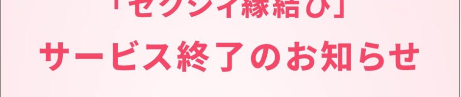 ゼクシー終了