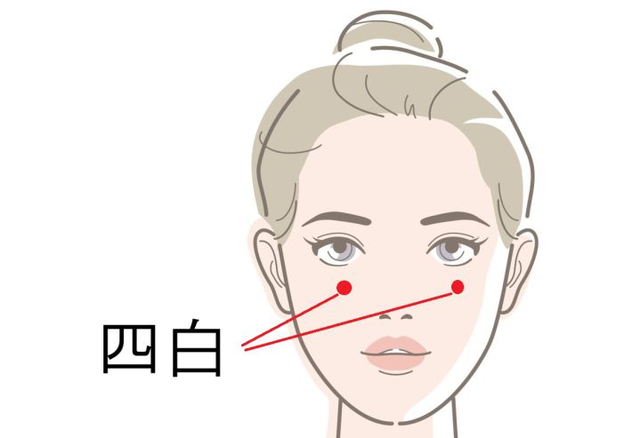 四白