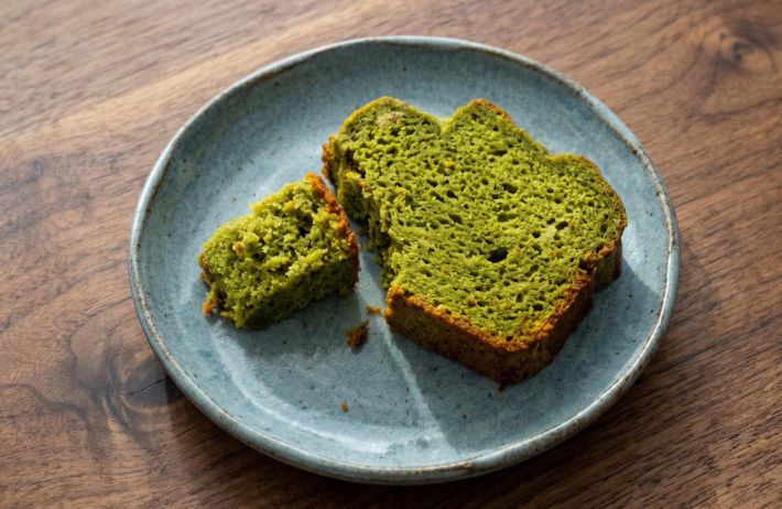 腸活抹茶パウンドケーキ