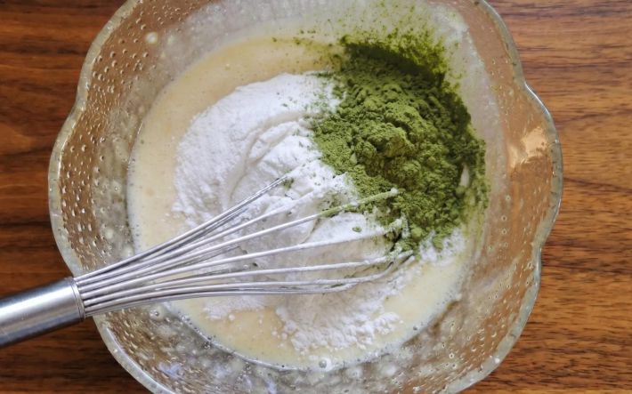腸活抹茶パウンドケーキ作り方③