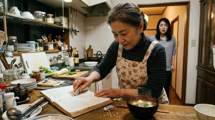 味噌汁に消しかす入れる義母