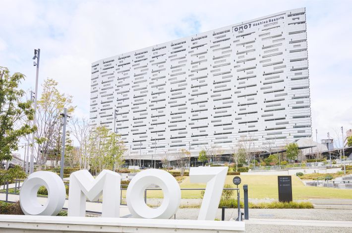 JR 新今宮駅目の前の「OMO7大阪 by 星野リゾート」は2022年4月にオープン