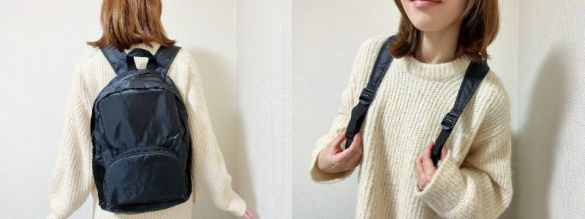 コンパクト折りたたみリュック