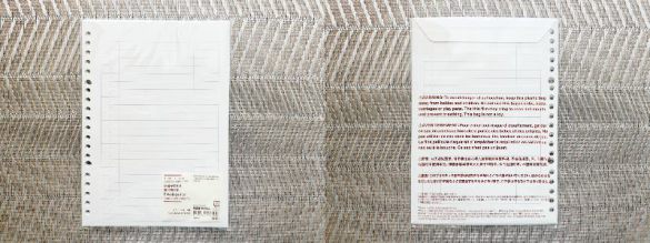リフィルノート リフィル/記録ができる家計簿封筒