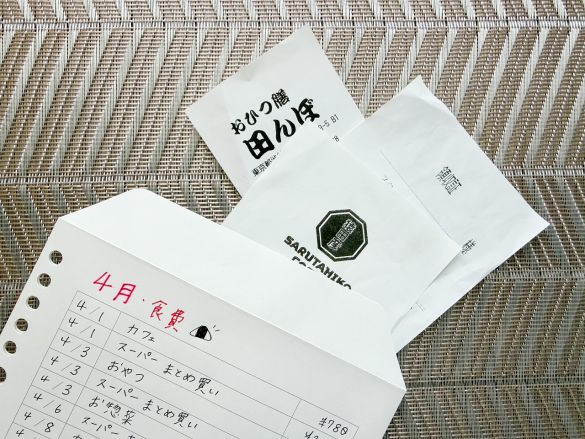 リフィルノート リフィル/記録ができる家計簿封筒