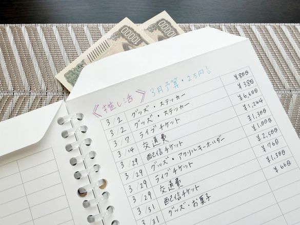 リフィルノート リフィル/記録ができる家計簿封筒
