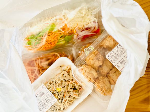 レジ袋 揚げ物 唐揚げ 惣菜