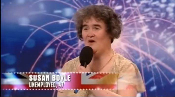 Britain's Got Talentのオーディションに初登場したときのスーザン・ボイル