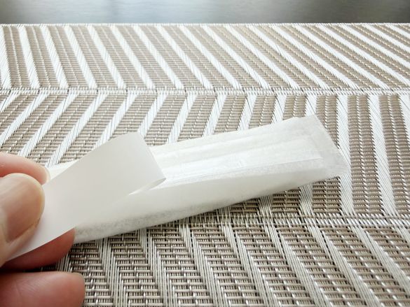 ダイソー帽子用汗吸収テープ（白・2枚）
