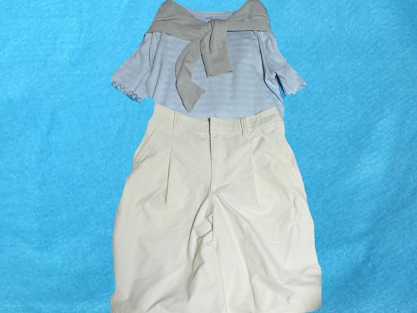 ハーフパンツ　コーデ