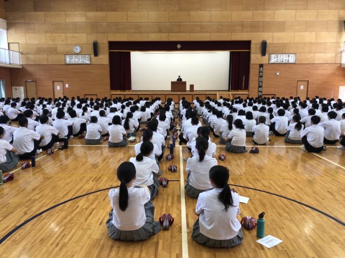 2024年には事件のあった竹田高校での講話が実現した