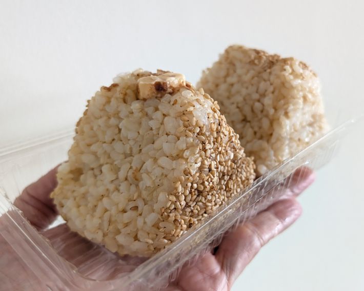 玄米おむすびは130円
