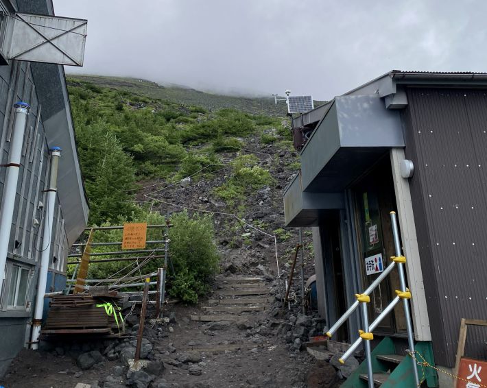 富士山の山小屋
