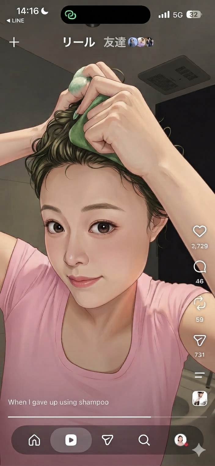 ショート動画AI生成イラスト